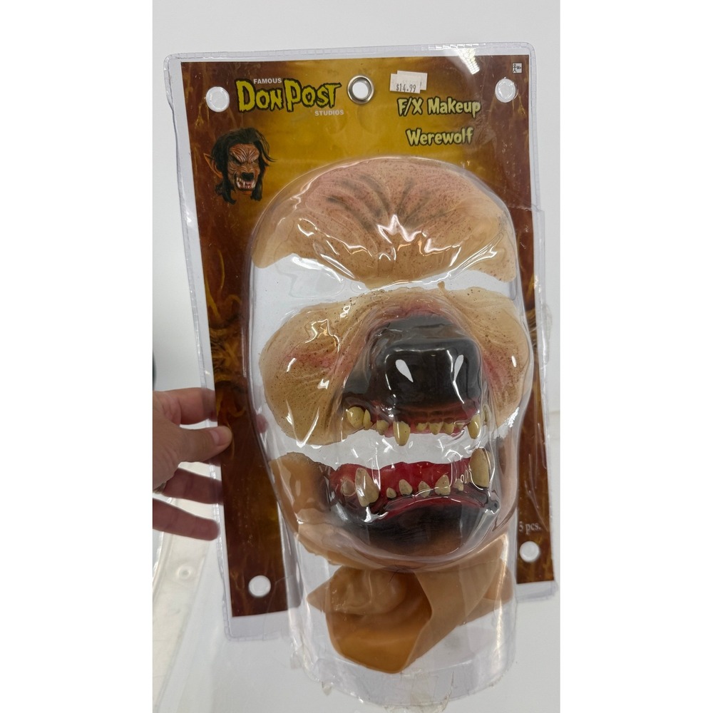 Don Post Studios Werewolf F/X Makeup 5 Pc Latex Prosthetic Halloween Kit 2012
